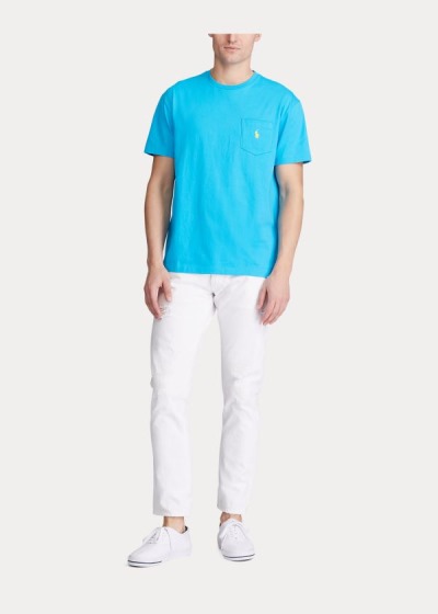 T Shirt Polo Ralph Lauren Classic Fit Pocket Homem 80679-DPEX